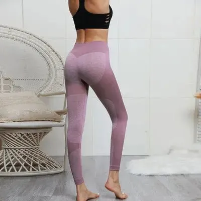 Women's Seamless Sport Leggings - Gym Fitness Yoga Set